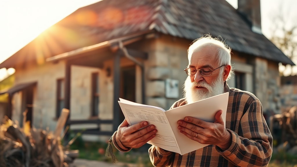 고령자·장기보유 공제 분석 (realistic 스타일)