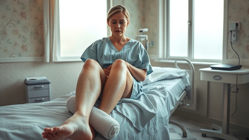 의학적 치료가 필요한 증상 (realistic 스타일)