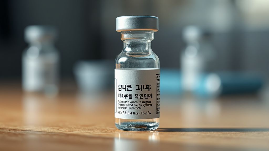 백신 이물질 발견 시 대응 원칙, 제대로 작동했나? (realistic 스타일)