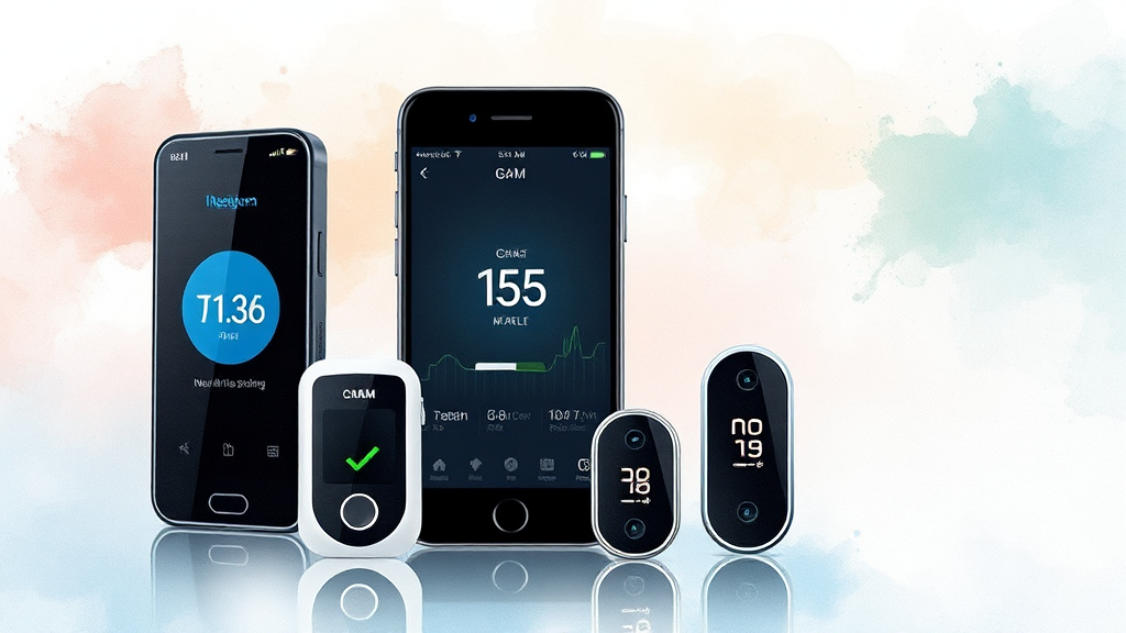 나에게 맞는 CGM 선택 가이드 (watercolor 스타일)