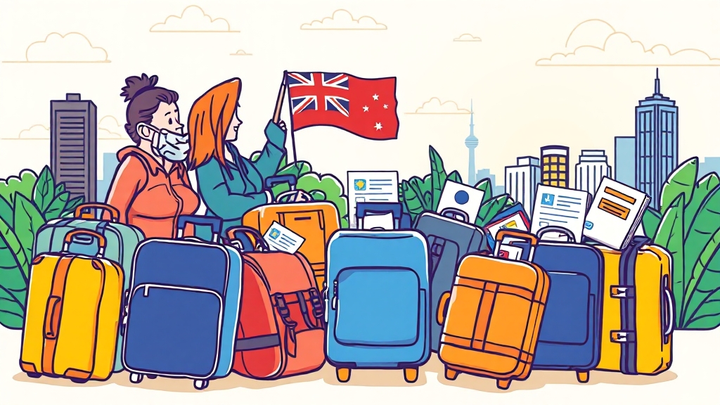 호주 비자 FAQ (cartoon 스타일)