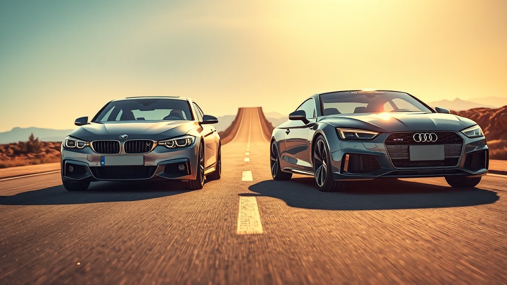 경쟁 모델 분석: BMW 3시리즈 (realistic 스타일)