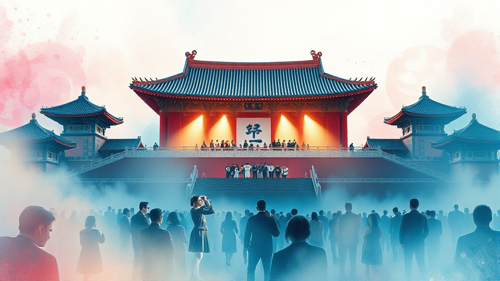 광화문 공연의 의미와 K-컬쳐 확산 (watercolor 스타일)