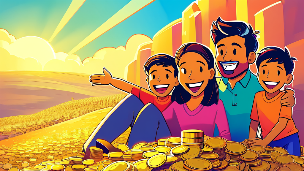 얼마나 받을 수 있을까? 자녀장려금 지급 금액 상세 안내 (cartoon 스타일)