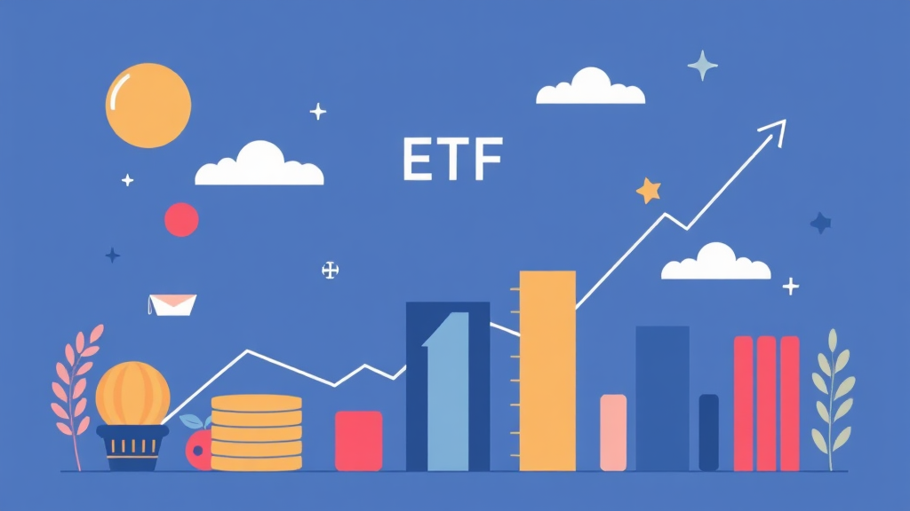 ETF 투자, 성공적인 첫걸음을 위한 가이드 (illustration 스타일)