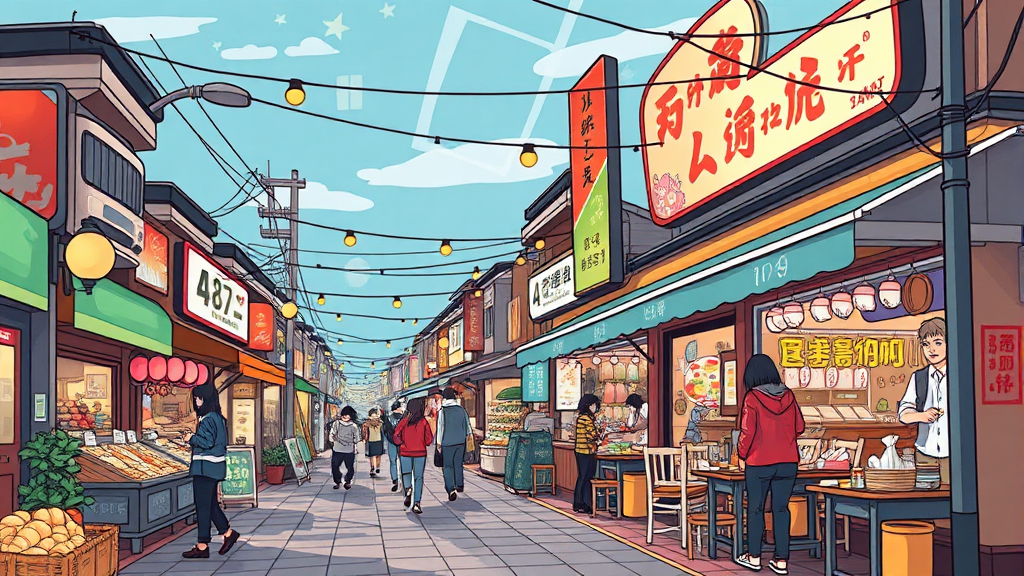 주변 관광 정보 (cartoon 스타일)