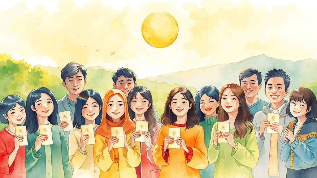 누가 받을 수 있나요? (watercolor 스타일)