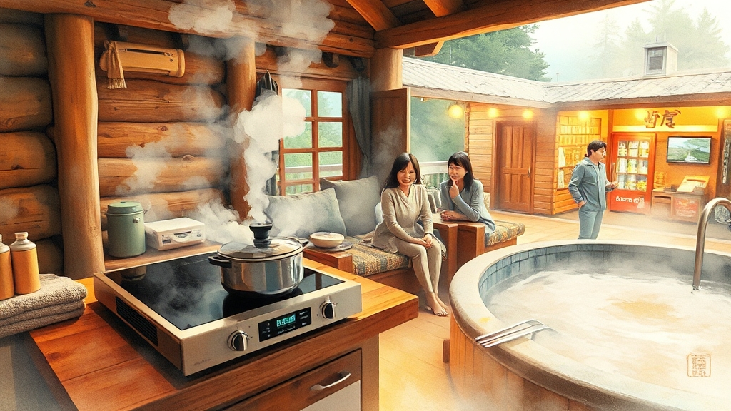 부대시설 & 주변 편의시설 (watercolor 스타일)