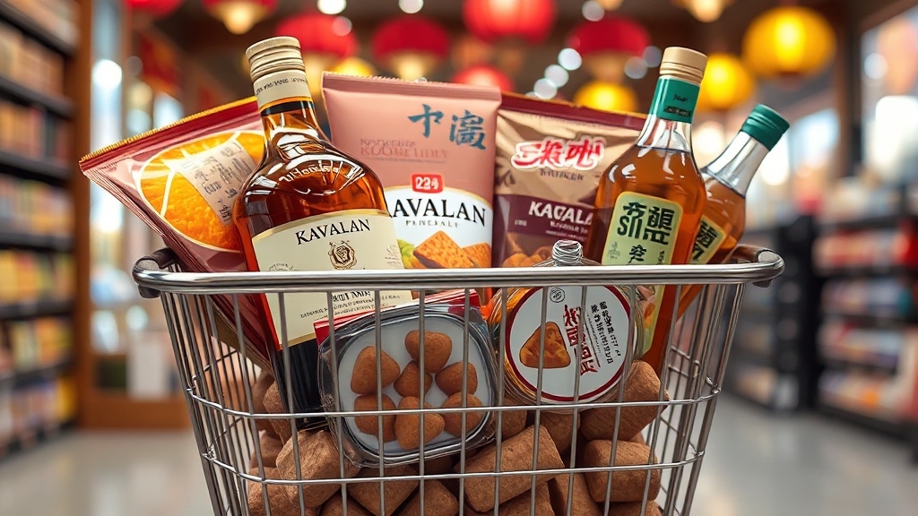 대만 쇼핑 리스트: 꼭 사야 할 것들 (realistic 스타일)