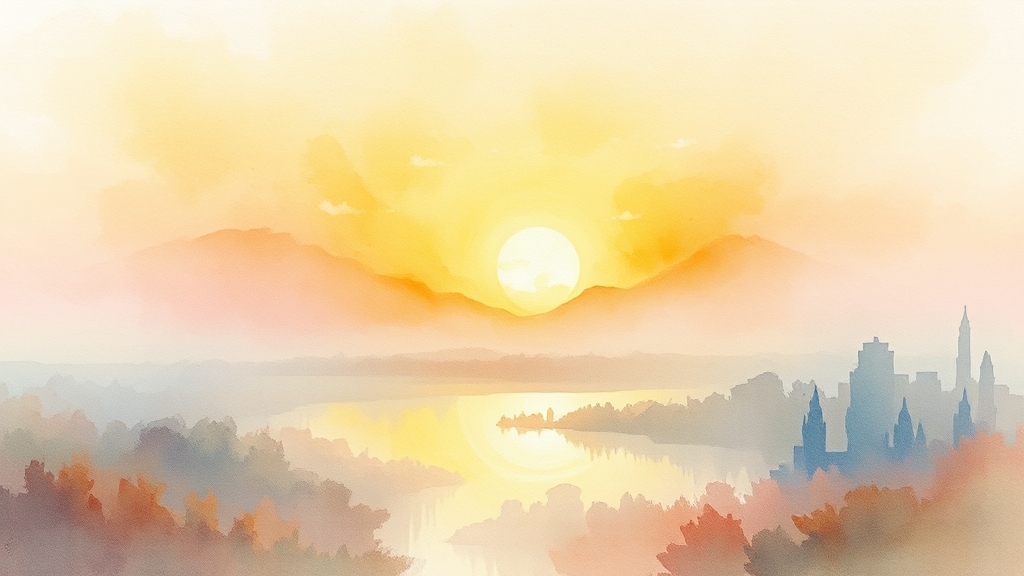 인상주의 화가들의 빛 활용 기법 (watercolor 스타일)