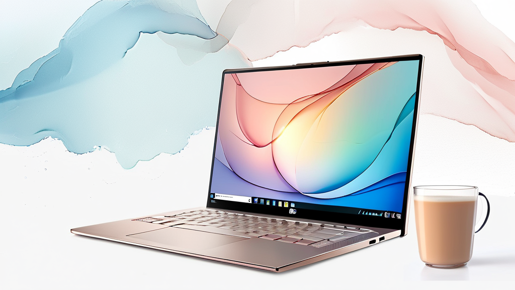 LG 그램 15 울트라 5: 사무용 최적화 및 실사용 후기 (watercolor 스타일)