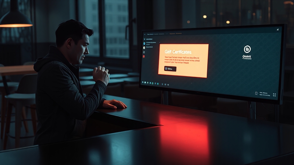 온누리상품권 앱 오류 피해 사례 (realistic 스타일)