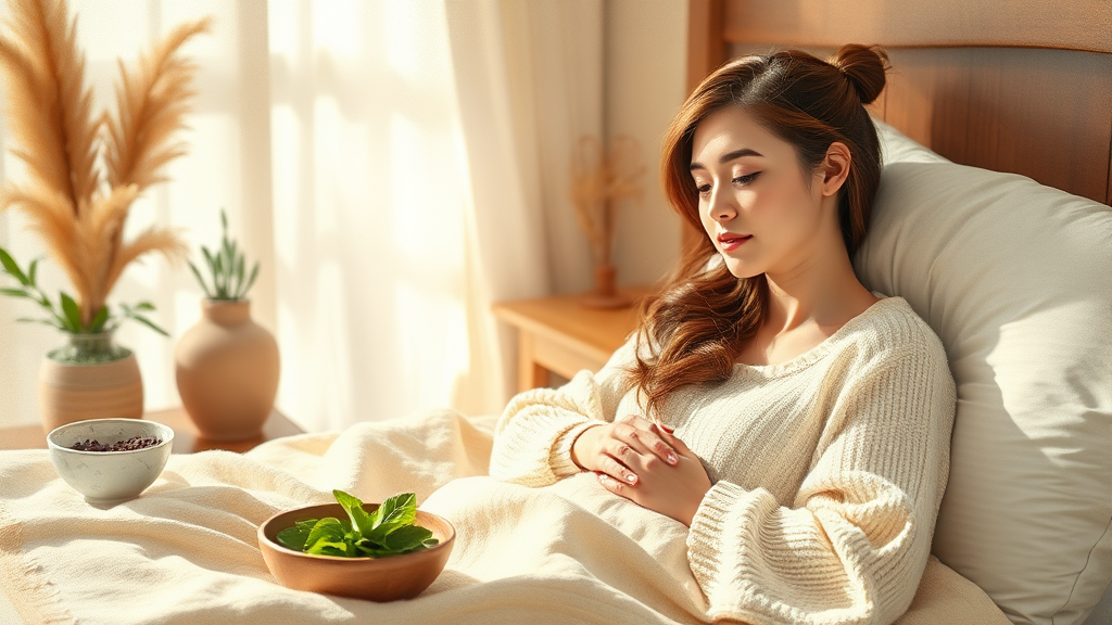 생리불순, 한의학적으로 어떻게 관리하나요? (realistic 스타일)