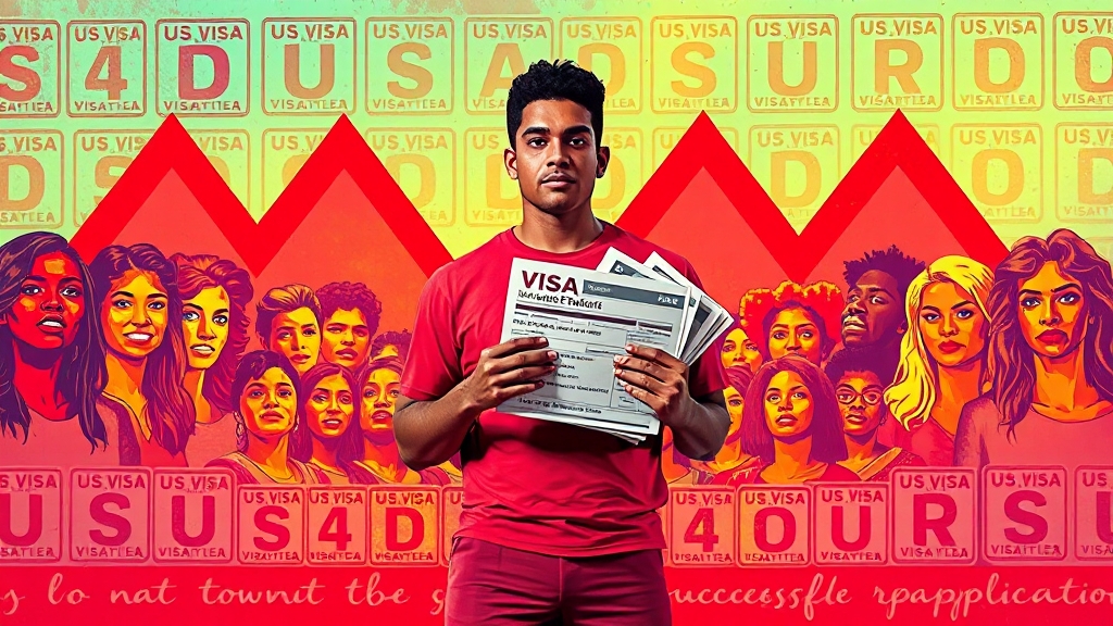 비자 거절, 좌절하지 마세요! (popart 스타일)