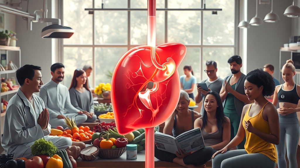 간 영양제 핵심 성분부터 복용법까지 A-Z 가이드(2025 최신) 7 간 건강을 위한 정기 검진과 예방 (realistic 스타일)