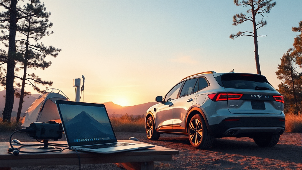 하이브리드 파워트레인 및 연비 (watercolor 스타일)