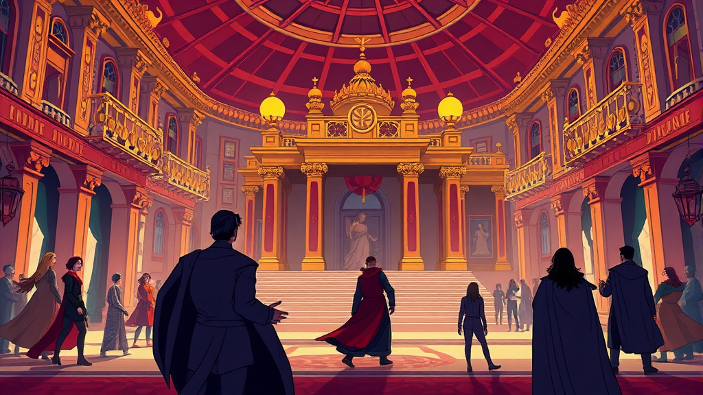 궁궐 인물 집중 탐구 (cartoon 스타일)