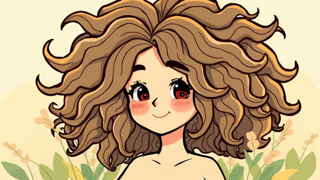 탈모 예방 식단: 모발 건강 위한 필수 영양소와 식품 총정리 9 균형 잡힌 식단과 생활 습관으로 탈모 관리하기 (cartoon 스타일)