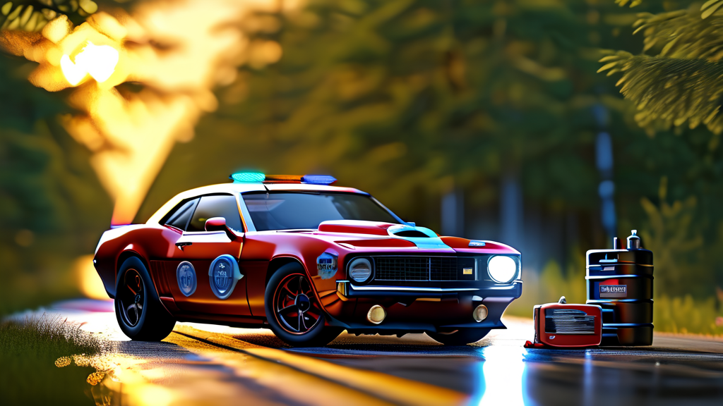 긴급출동 서비스, 어떤 상황에서 이용할 수 있나요? (realistic 스타일)