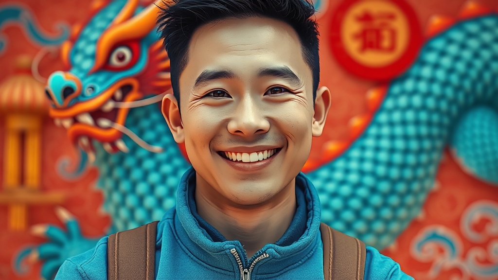 오늘의 운세: 행운을 부르는 컬러 (파란색) (realistic 스타일)