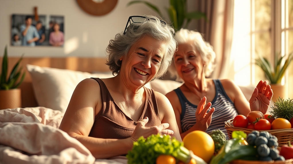 생활 습관: 10년 더 젊게 사는 비결 (realistic 스타일)