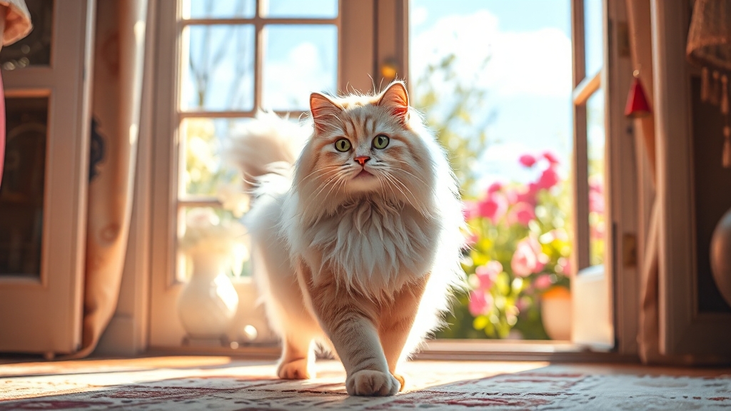 고양이 행동 & 상황별 꿈 해몽 (realistic 스타일)