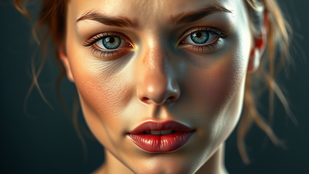 뮤신과 콜라겐, 찰떡궁합 시너지 효과 (realistic 스타일)