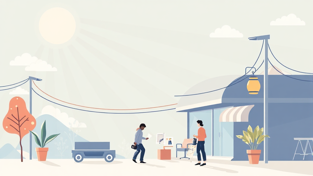 왜 지금, 소상공인에게 추경 민생지원금이 필요할까요? (illustration 스타일)