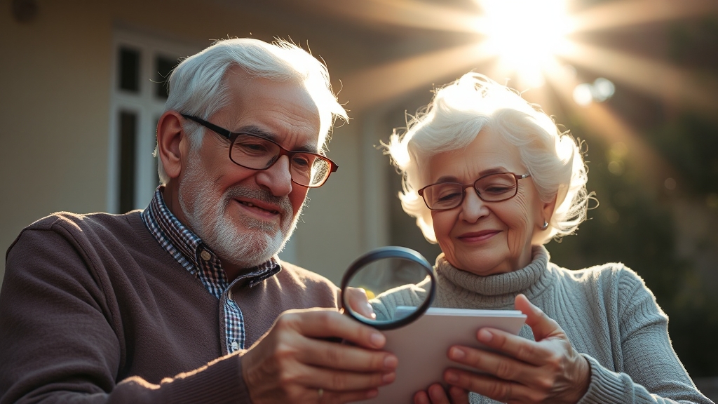 노령연금, 누가 받을 수 있나요? (realistic 스타일)