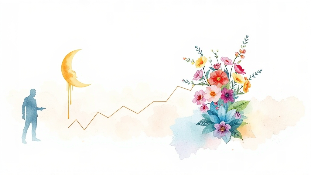 알트코인 시장, 도미넌스와 무슨 관계? (watercolor 스타일)