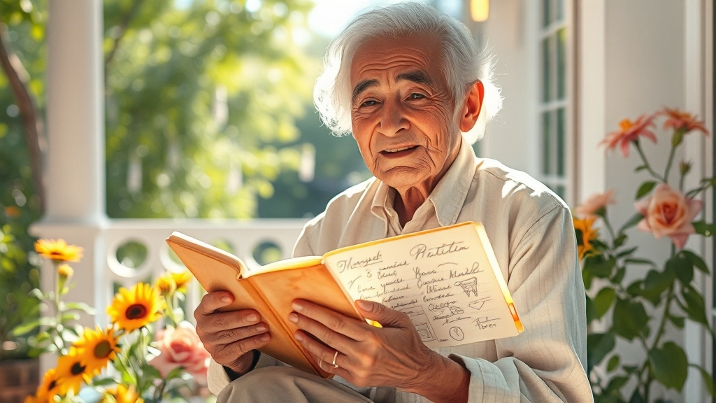 초장수 시대, 미래를 준비하는 자세 (watercolor 스타일)