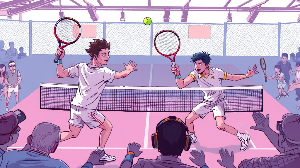 알카라스 vs 시너 핵심 정보 (illustration 스타일)