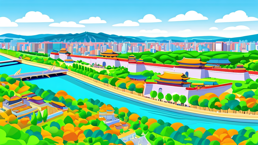 나에게 맞는 한강 역사 탐험 코스 찾기 (cartoon 스타일)