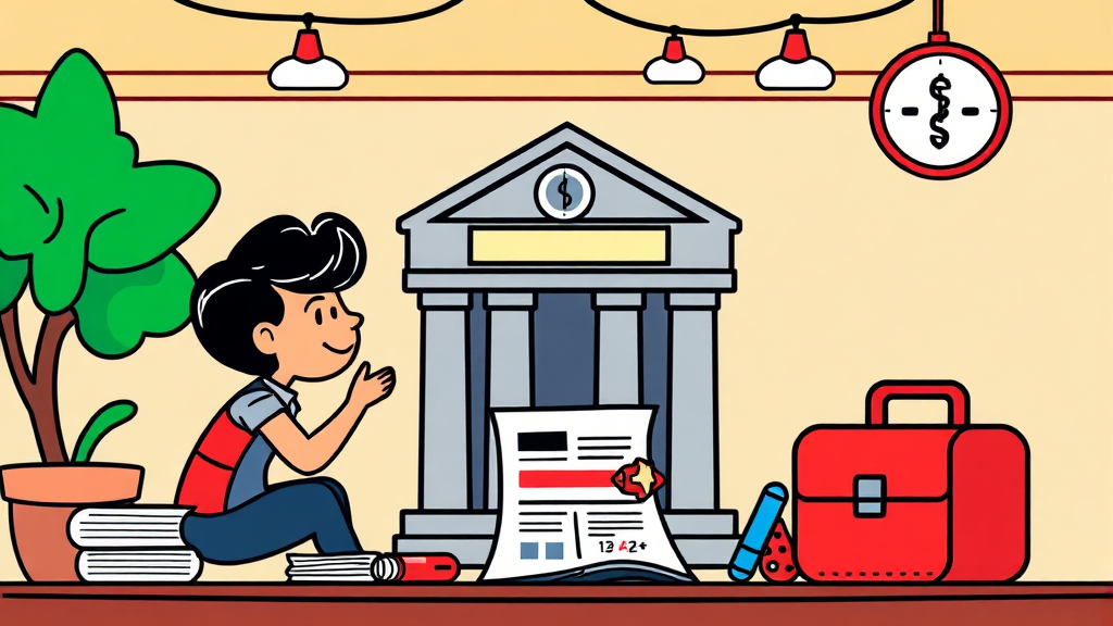 납부확인서 활용 목적 (cartoon 스타일)