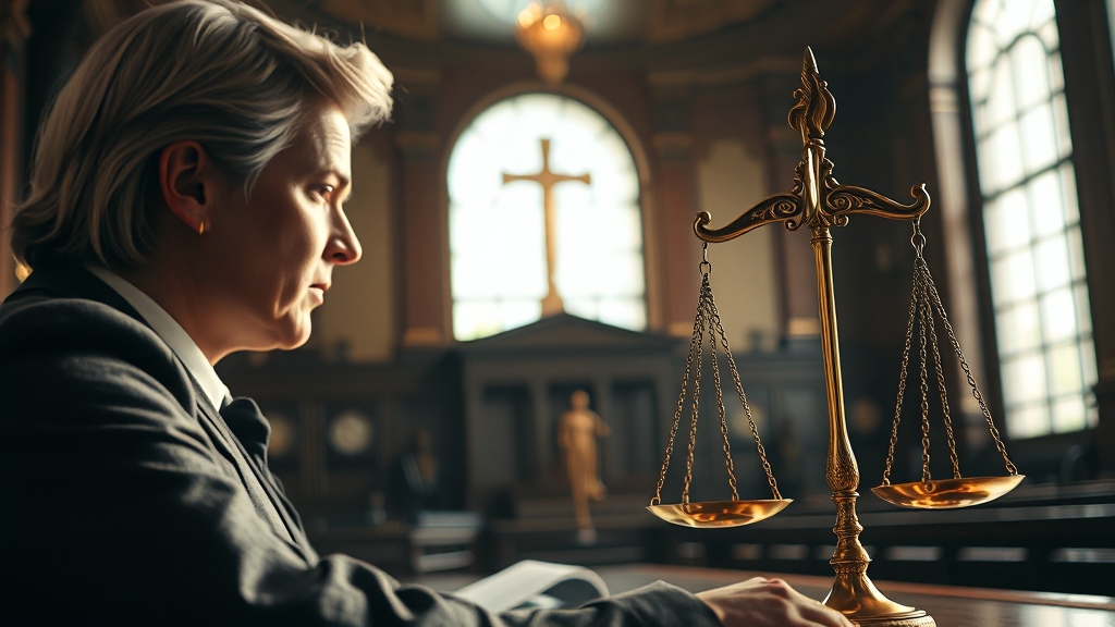 형사재판, 두려워 말고 대처하세요! (realistic 스타일)