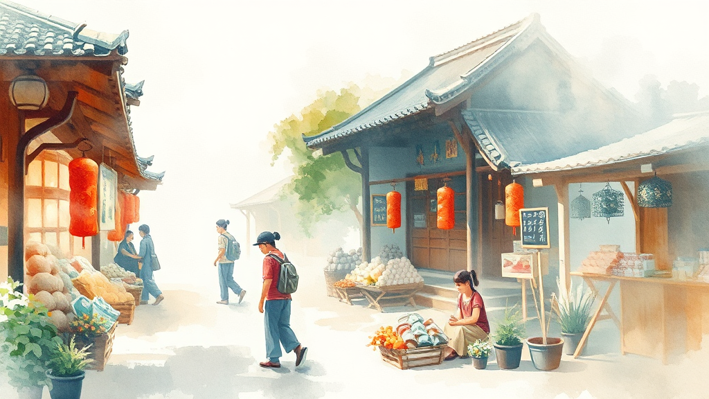 디지털 온누리 상품권 구매 및 충전 방법 (watercolor 스타일)