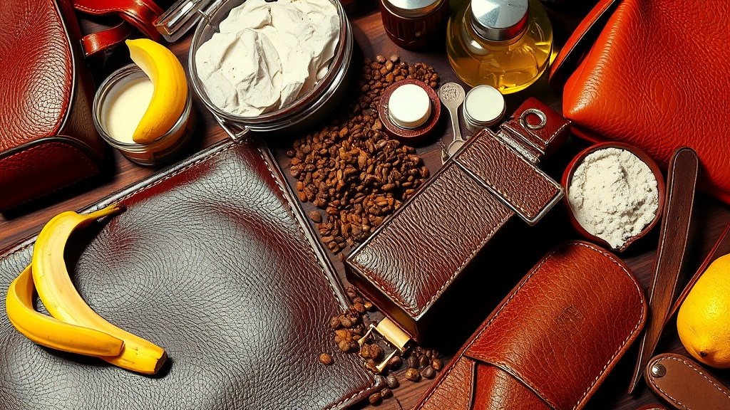 천연 재료로 가죽 관리하는 법 (popart 스타일)
