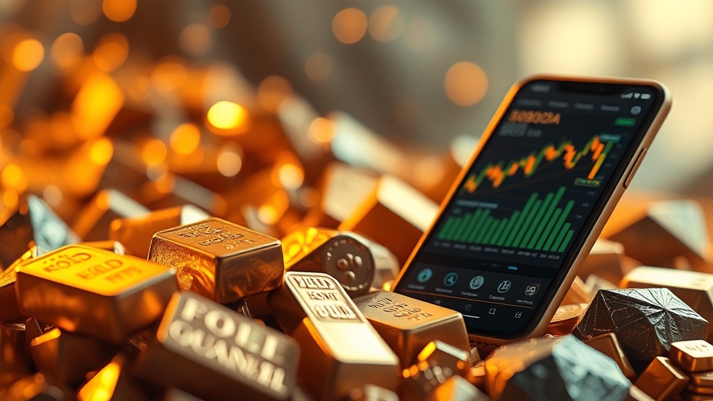 금 투자 방법 비교: ETF vs 앱 (realistic 스타일)