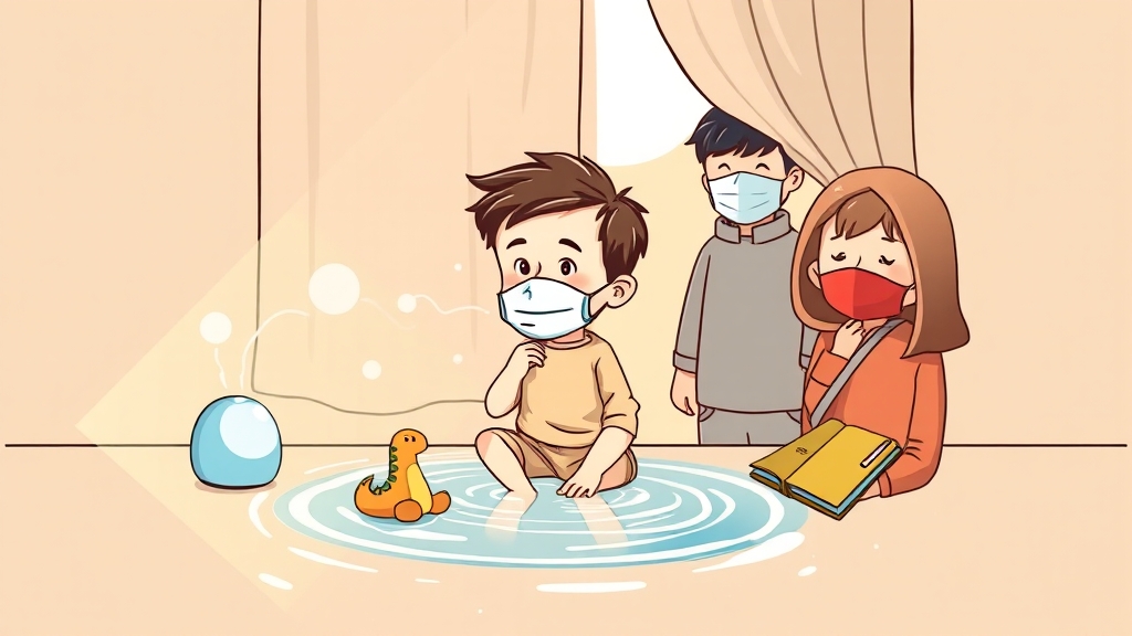 성홍열 증상부터 치료까지 꼭 알아야 할 모든 것 (2025 최신) 4 전염 경로와 격리, 꼭 필요할까요? (cartoon 스타일)