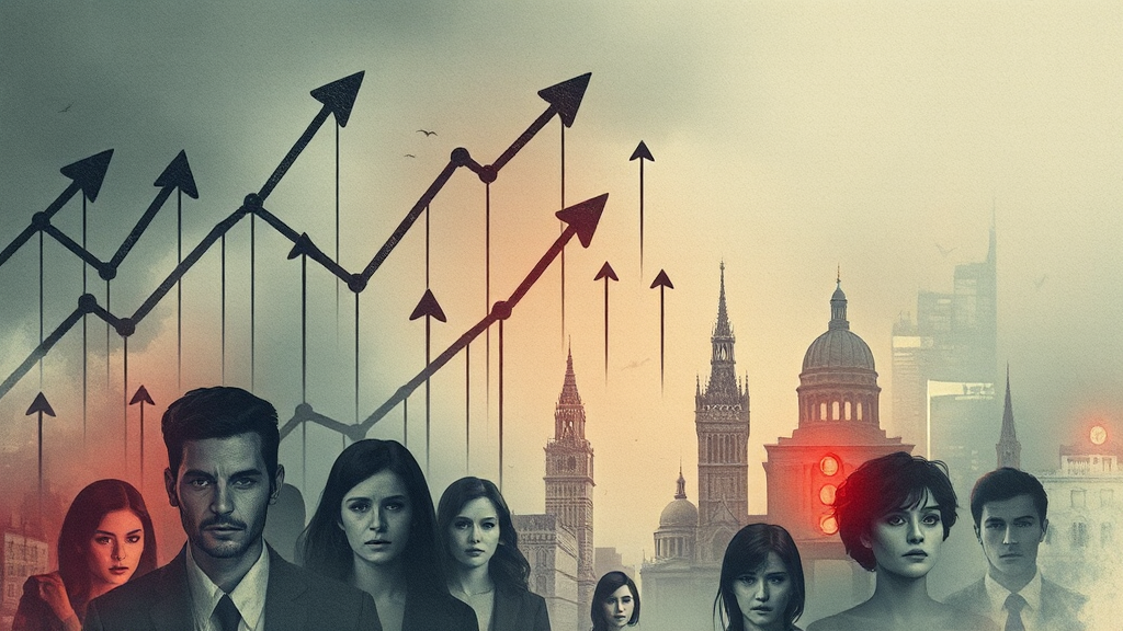 한은 경제 전망 하향 조정 (watercolor 스타일)