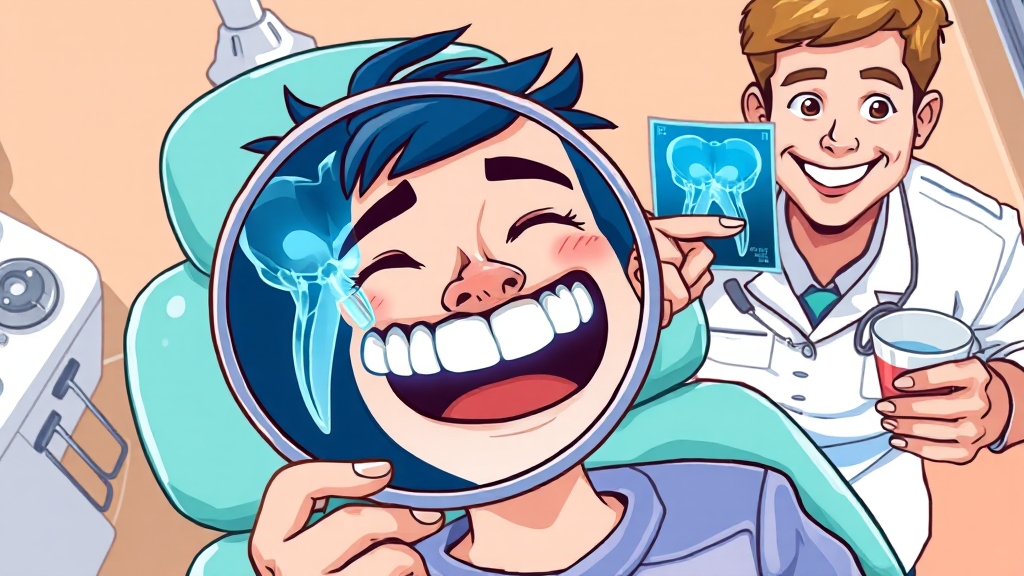 충치와 잇몸 퇴축, 시림의 주범? (cartoon 스타일)