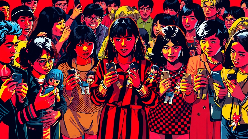 디지털 디톡스 기상 미션 (popart 스타일)