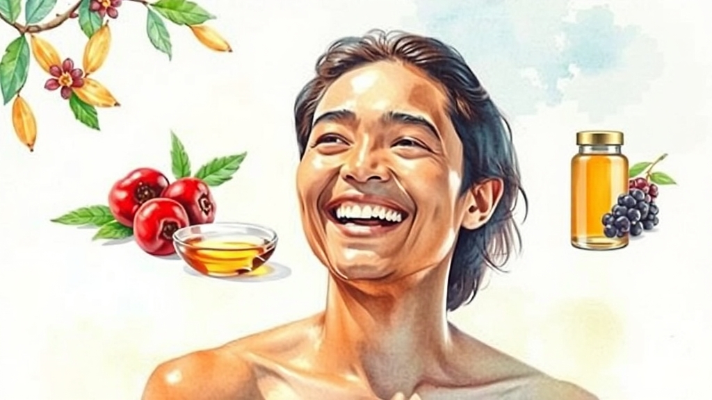 자연 치료 vs 영양제, 뭐가 좋을까? (watercolor 스타일)