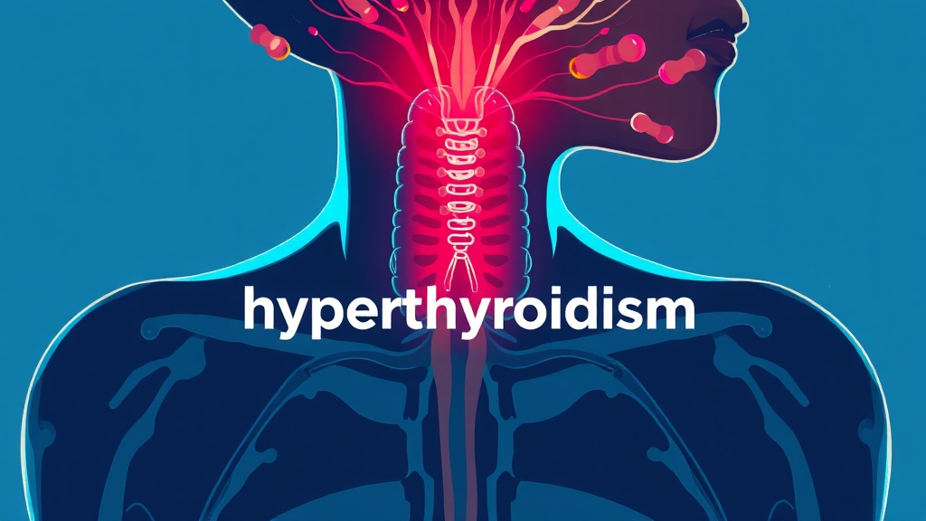 갑상선 기능항진증이란? (illustration 스타일)