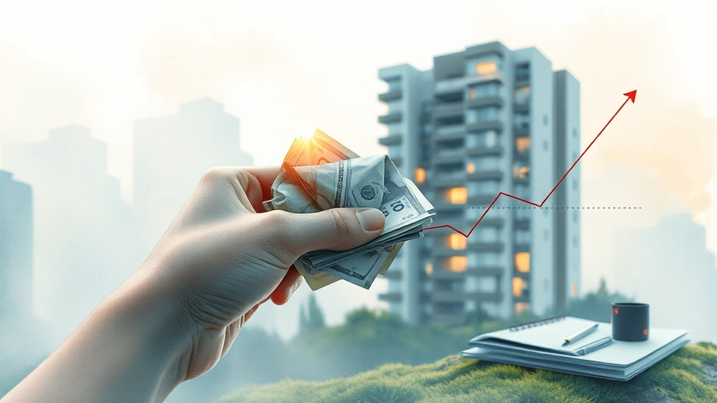 담보대출, 왜 필요할까? (watercolor 스타일)