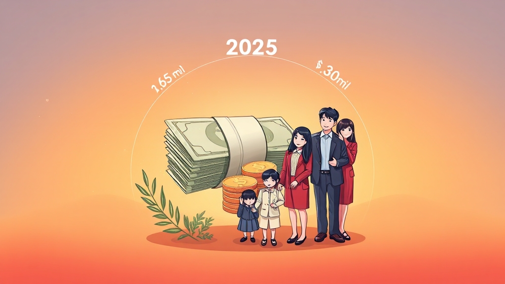 가구 유형별 최대 지급액 (illustration 스타일)