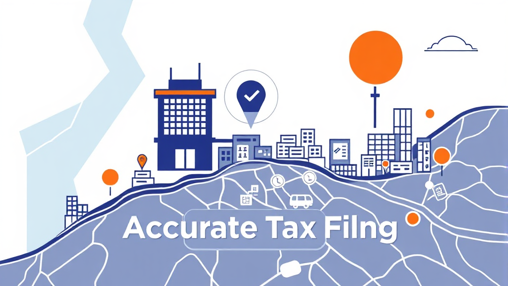 강서세무서 관할 구역 확인 방법 (illustration 스타일)