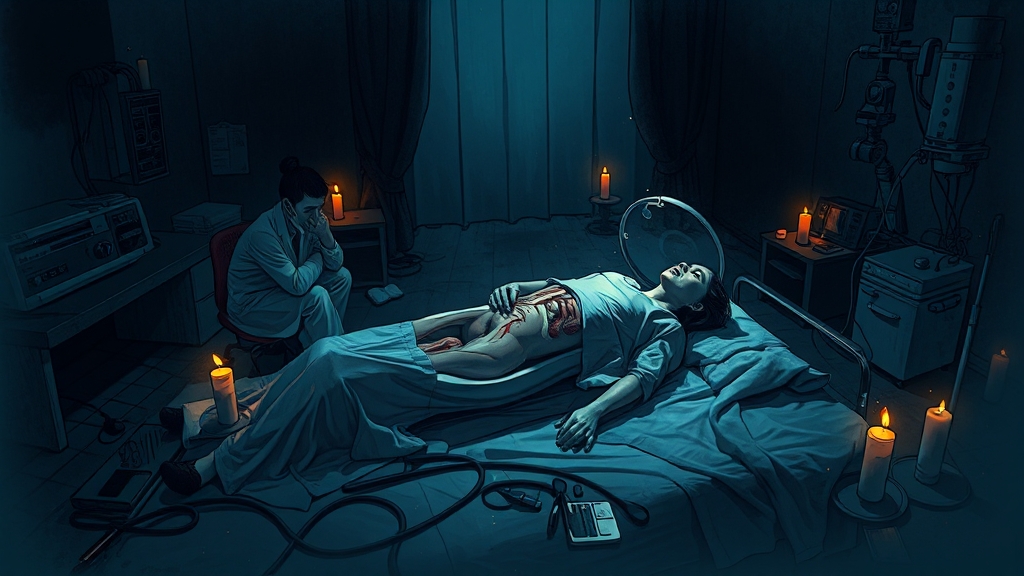 사망 원인 조사 (illustration 스타일)
