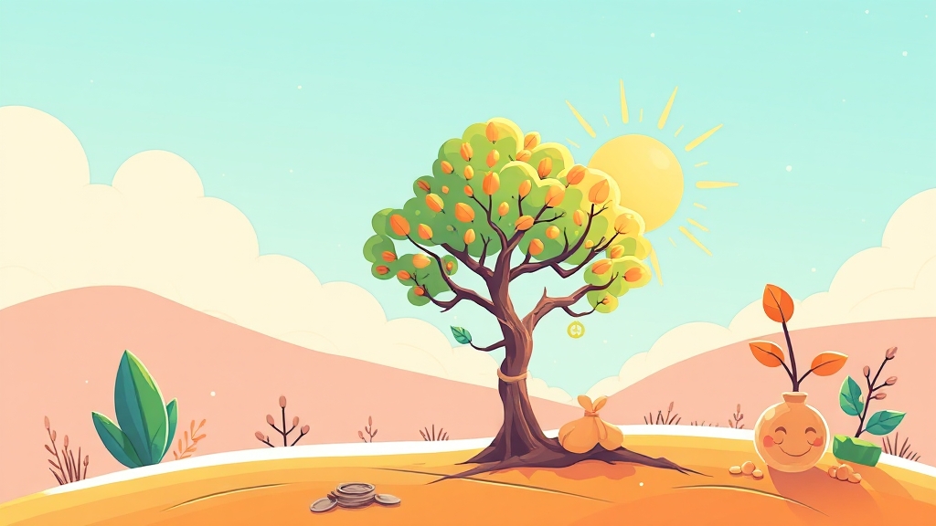 ISA 계좌의 세금 혜택 (illustration 스타일)