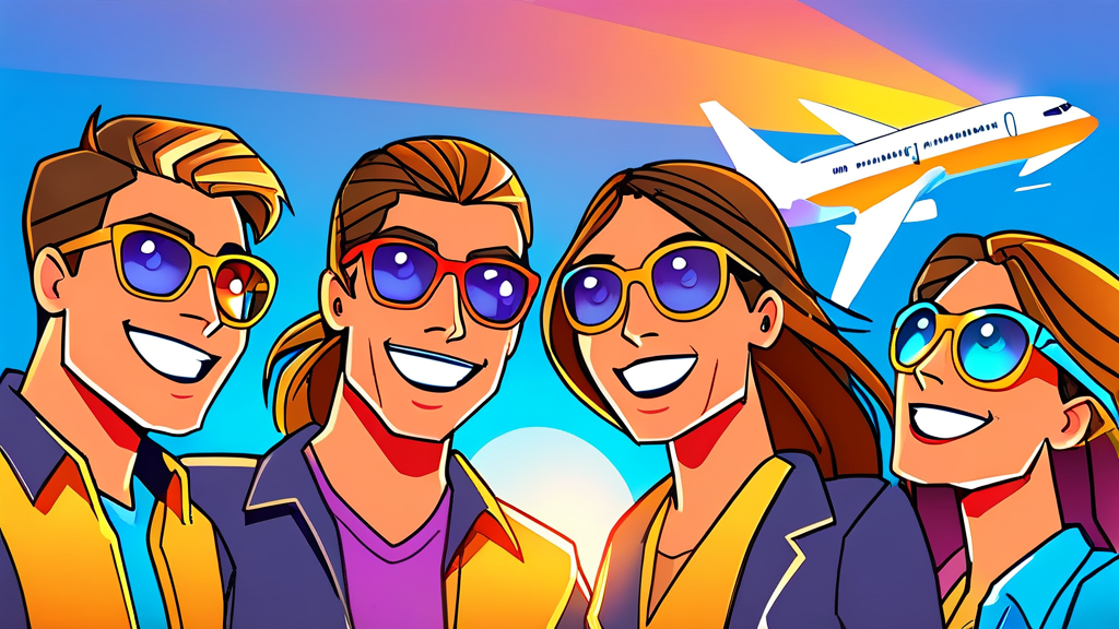 땡처리 항공권, 어떻게 찾아야 할까? (cartoon 스타일)
